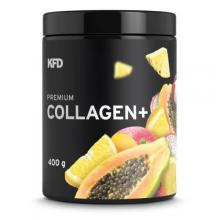 Zdjęcie produktu - KFD Collagen + o smaku owoc&oacute;w tropikalnych, 400 g