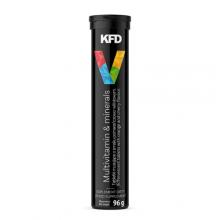 Zdjęcie produktu - KFD Multivitamin & minerals Multiwitamina i minerały pomarańczowo-wiśniowe, 24 tabl. mus.