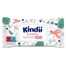Zdjęcie produktu - KINDII Sensitive Chusteczki nawilżane, 60szt.