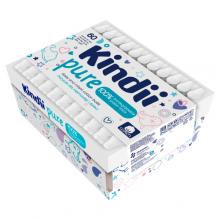 Zdjęcie produktu - Kindii Pure Patyczki higieniczne z ogranicznikiem dla niemowląt, 60 szt.