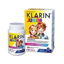Zdjęcie produktu - Klarin Junior Dla oczu twojego dziecka, 30+30 tabl. powl.