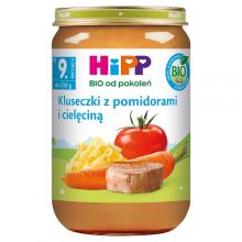 Zdjęcie produktu - HiPP BIO Kluseczki z pomidorami i cielęciną po 9. miesiącu, 220 g