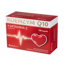 Koenzym Q10 + Witamina E, 120 kapsułek