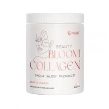 Zdjęcie produktu - Wish Pharmaceutical Kolagen Bloom Beauty Sk&oacute;ra Włosy Paznokcie Biotyna smak pomarańczowy, 400 g