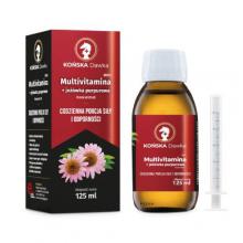 Zdjęcie produktu - Końska Dawka Multivitamina + jeż&oacute;wka purpurowa, 125 ml
