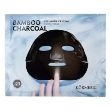 Zdjęcie produktu - Kormesic Bamboo Charcoal Collagen Crystal Hydrożelowa maska do twarzy z węglem bambusowym, 60 g