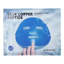 Zdjęcie produktu - Kormesic Blue Copper Peptide Collagen Crystal Facial Mask Hydrożelowa maska do twarzy z peptydami, 60 g