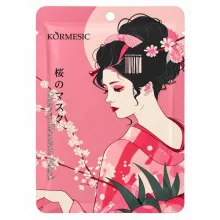 Zdjęcie produktu - Kormesic Cherry Blossom Kojąca maska do twarzy w płachcie, 25 ml