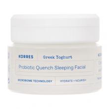 Zdjęcie produktu - KORRES Greek Yoghurt Probiotic Quench Sleeping Facial Ultranawilżający krem na noc, 40ml