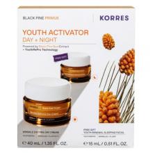 Zdjęcie produktu - Korres Zestaw Black Pine Primus Youth Activator (Krem na dzień, 40 ml + Krem na noc, 15 ml)