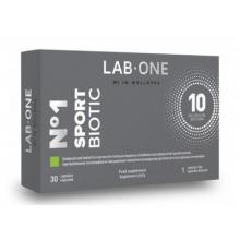 Zdjęcie produktu - Lab One SportBiotic, 30 kaps. KR&Oacute;TKA DATA 30.06.2026