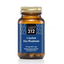 Zdjęcie produktu - Labs212 L-Lysine Zinc Picolinate, 45 kaps.