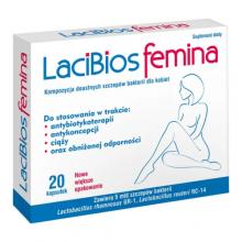 Zdjęcie produktu - LaciBios Femina - 20 kaps.