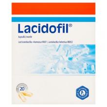 Zdjęcie produktu - Lacidofil - 20 kapsułek KR&Oacute;TKA DATA 30.09.2026