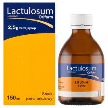 Zdjęcie produktu - Lactulosum Orifarm 2,5g/5ml syrop, 150ml