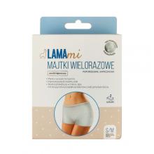 Zdjęcie produktu - LAMAmi Majtki wielorazowe poporodowe siateczkowe S/M, 2 szt.