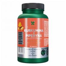 Zdjęcie produktu - LANCO NUTRITIONS Kurkumina + Piperyna, 60 kaps.