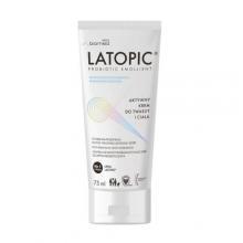 Zdjęcie produktu - Latopic Probiotic Emollient Aktywny krem do twarzy i ciała, 75 ml
