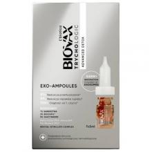 Zdjęcie produktu - L'biotica Biovax Trychologic Exo-Ampoules Advanced Detox Kuracja detoksykująca do sk&oacute;ry głowy, 7 szt. x 5 ml