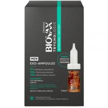 Zdjęcie produktu - L'biotica Biovax Trychologic Exo-Ampoules Wypadanie i gęstość Kuracja do sk&oacute;ry głowy dla mężczyzn, 7 szt x 5 ml