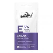 Zdjęcie produktu - L'BIOTICA Dermomask Intensywnie regenerująca maska z witaminą E, 8ml
