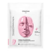 Zdjęcie produktu - L'biotica Maska kolagenowa do twarzy z PDRN w mikrokapsułkach Napięcie i ujędrnienie, 1 szt.