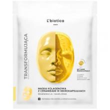 Zdjęcie produktu - L'biotica Maska kolagenowa do twarzy z ceramidami w mikrokapsułkach, 1 szt.