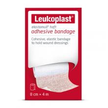Zdjęcie produktu - Leukoplast Elastomull haft elastyczny bandaż samoprzylepny 8cm x 4m, 1 szt.