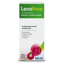 Zdjęcie produktu - Levofree 6mg/ml roztw&oacute;r doustny do objawowego leczenia suchego kaszlu, 120ml USZKODZONE OPAKOWANIE TEKTUROWE