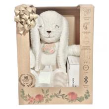Zdjęcie produktu - Libra-Babies Szumio Bunnie Kr&oacute;lik przytulanka biały 6w1 lampka 26 melodii bluetooth