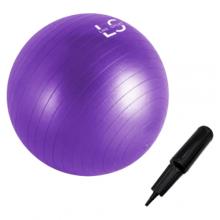 Zdjęcie produktu - Line Sport Piłka gimnastyczna do ćwiczeń z pompką, 75 cm, fioletowa