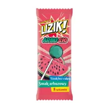 Zdjęcie produktu - LIZIK! Arbusio Lizak bez cukru o smaku arbuzowym, 1 szt