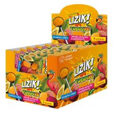 Zdjęcie produktu - LIZIK! Tropiko Lizak bez cukru o smaku owoc&oacute;w tropikalnych, 30 szt.