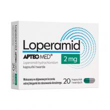 Zdjęcie produktu - Loperamid APTEO Med, 20 kapsułek twardych