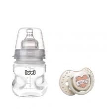 Zdjęcie produktu - LOVI Butelka antykolkowa dla niemowląt, 150ml + smoczek uspokajający 0m+ Daddy