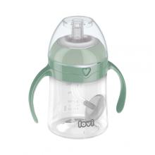 Zdjęcie produktu - LOVI Pierwszy kubek z obciążoną słomką zielony 35/364, 150ml