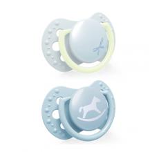 Zdjęcie produktu - LOVI Smoczek dynamiczny Baby Shower Boy 0-2m 22/900, 2szt.