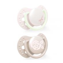 Zdjęcie produktu - LOVI Smoczek dynamiczny Baby Shower Girl 0-2m 22/900, 2szt.
