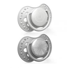 Zdjęcie produktu - LOVI Smoczek silikonowy dynamiczny 3-6m Harmony Boy 2szt.