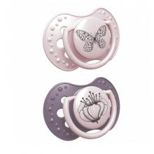 Zdjęcie produktu - LOVI Botanic Girl Smoczek silikonowy dynamiczny 6-18m, 2 szt.22/871	