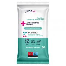 Zdjęcie produktu - Luba Med Antibacterial Complex Chusteczki nawilżane z mentolem, 50 szt.