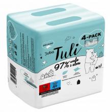 Zdjęcie produktu - Luba Tuli Chusteczki nawilżane dla dzieci i niemowląt 97% woda i aloes, 4x 60 szt.