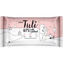 Zdjęcie produktu - LUBA Tuli Nawilżane chusteczki dla dzieci i niemowląt 97% woda i pantenol, 60szt.
