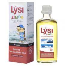 Zdjęcie produktu - Lysi Junior Tran islandzki dla dzieci mango-limonka, 240 ml