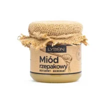 Zdjęcie produktu - ŁYSOŃ Mi&oacute;d rzepakowy, 250g KR&Oacute;TKA DATA 31.12.2026