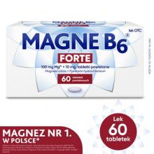 Zdjęcie produktu - Magne B6 Forte, 60 tabletek USZKODZONE OPAKOWANIE TEKTUROWE