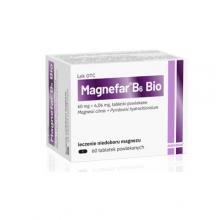 Zdjęcie produktu - Magnefar B6 Bio 60mg+6.06mg, 60 tabletek