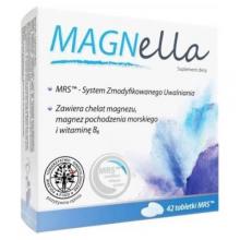 Zdjęcie produktu - MAGNELLA system zmodyfikowanego uwalniania magnezu -  42 tabletki 