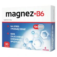 Zdjęcie produktu - Magnez + B6 - 30 kapsułek