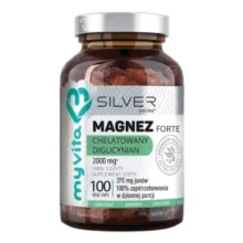 Zdjęcie produktu - MyVita Silver Magnez Forte Chelatowany Diglicynian 2000 mg, 100 kaps.